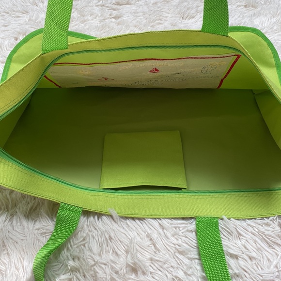 ๐HP๐ St. Martin Embroidered Beach Tote NWOT ๐ Green - Picture 10 of 11